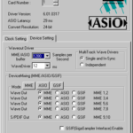 Standardni ASIO control panel