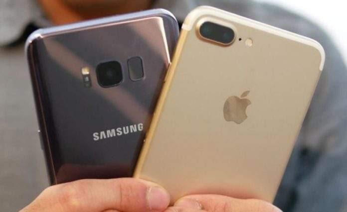Galaxy S8 vs iPhone-7