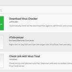 virustotal chrome ekstenzija