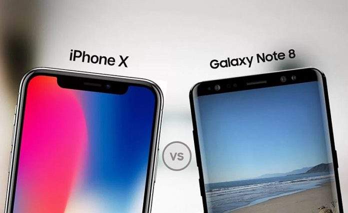 iPhone-X-vs-Samsung-Galaxy-Note8