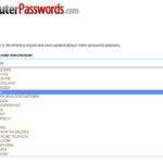 router password