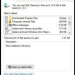 disk cleanup