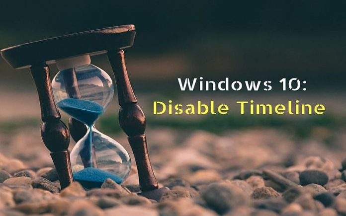Windows 10 Timeline