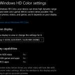 HDR support