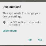 Google Play Services GPS location