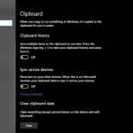 Windows 10 – 2 Clipboard