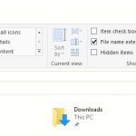 file explorer Change folder and search options
