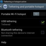 USB Tethering