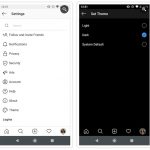 Instagram Android Dark Theme