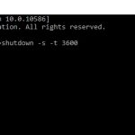 cmd shutdown command