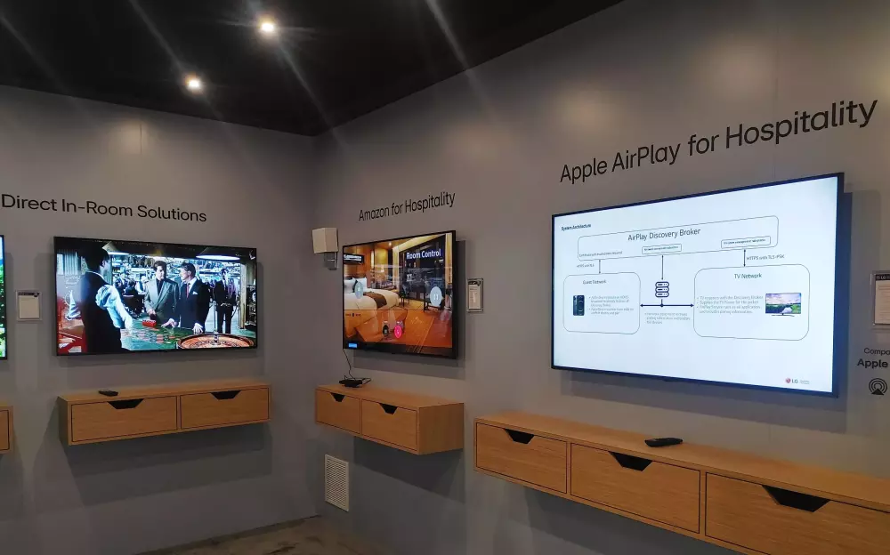 LG predstavlja prve hotelske televizore s Apple AIR PLAY-om
