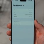 iPhone 15 Pro Max geekbench test