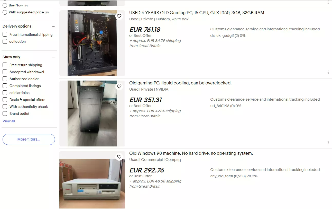 prodaja korištenih računala ebay