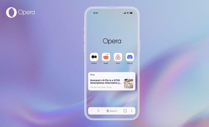 Opera One ios